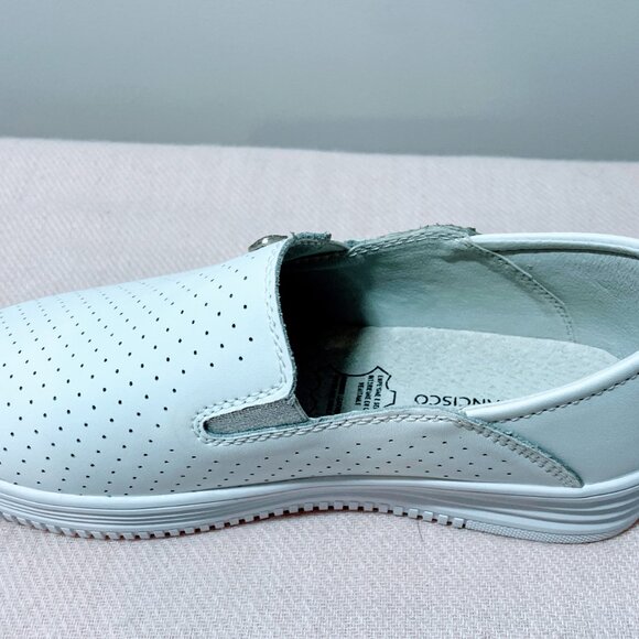 White leather loafers size 7 - Picture 10 of 10